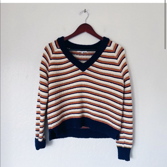 Madewell Arden V Neck Knit Sweater - Picture 3 of 8